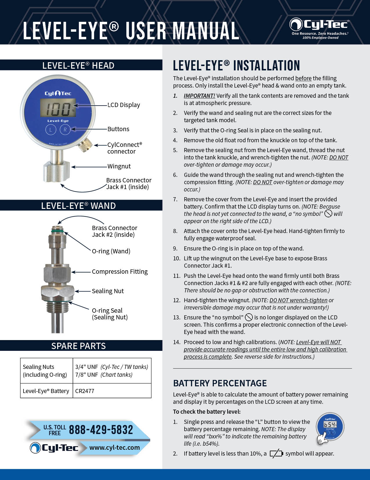 Level-Eye User Manual - Installation & Calibration
