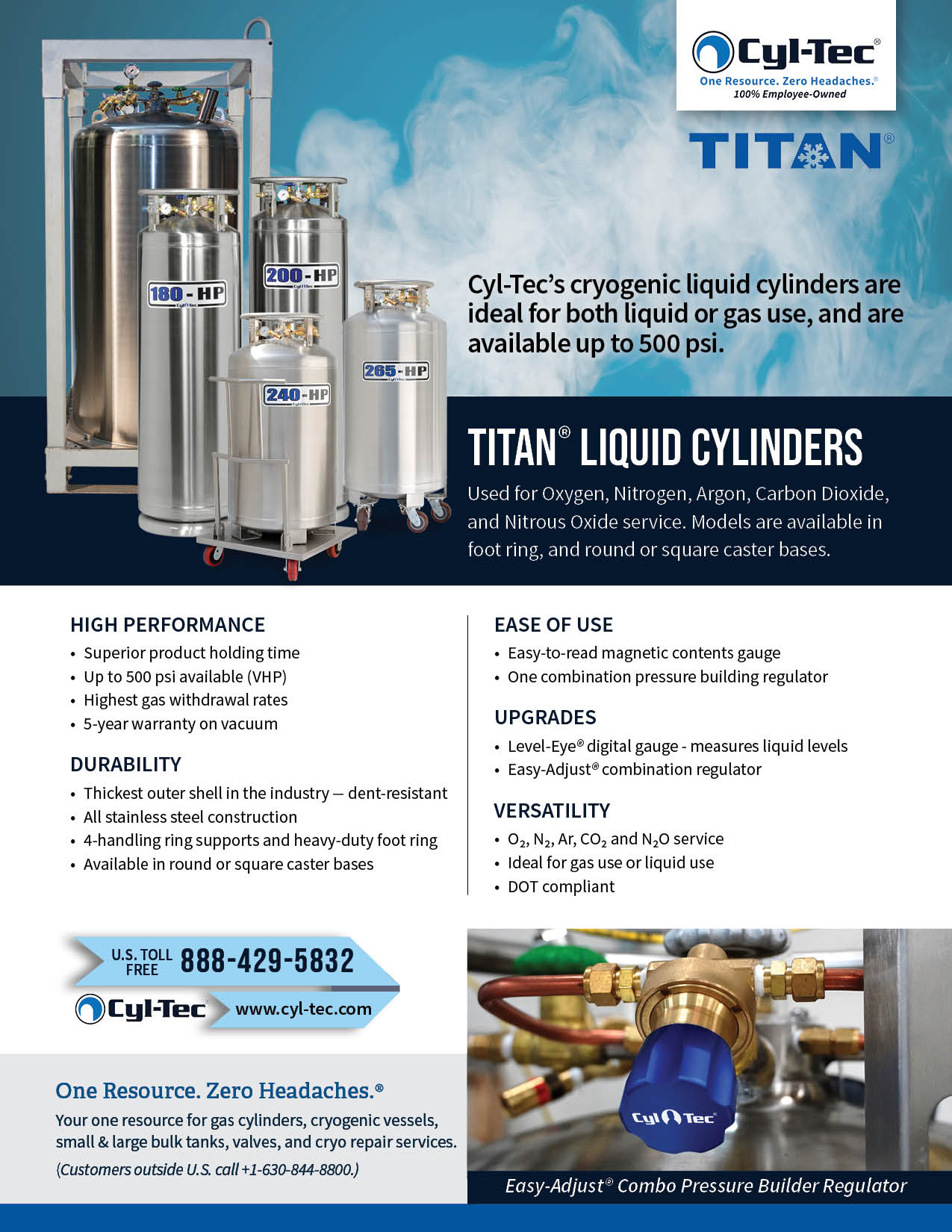 Titan Liquid Cylinders